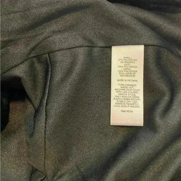 Express Black Top with Lace Details-NWT - Picture 7 of 8